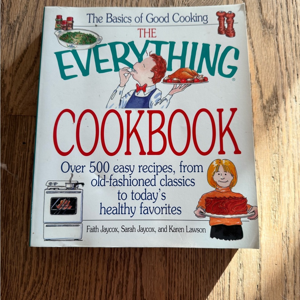 The Everything Cookbook - White/Cream Cover